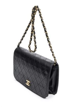 Chanel Vintage Vintage Tassen Pre-owned Crossbody Bag Black -Goedkope Chanel Vintage winkel 1a49ee0b86d47b845044efcb6f024570