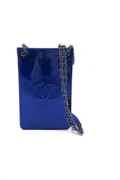 Chanel Vintage Vintage Tassen Pre-owned Leather Crossbody-bags Blue -Goedkope Chanel Vintage winkel 1abaaf6897e378c9c4136a8128f12e8e