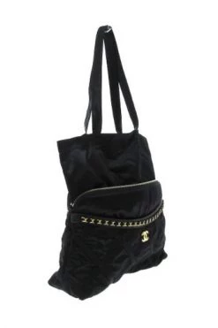 Chanel Vintage Vintage Tassen Pre-owned Tote Bags Black -Goedkope Chanel Vintage winkel 1abdaca87aafd34b53e4f8e72fb49f7b