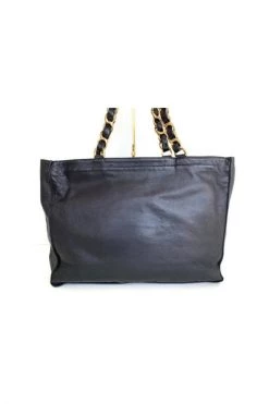 Chanel Vintage Vintage Tassen Pre-owned Leather Totes Black -Goedkope Chanel Vintage winkel 1ae44b1741284a62be96d618c0651fbe