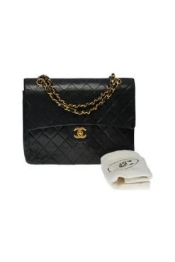 Chanel Vintage Vintage Tassen Pre-owned Leather Chanel-bags Black -Goedkope Chanel Vintage winkel 1b352c0737c7f72c9d73338f7f7526ea