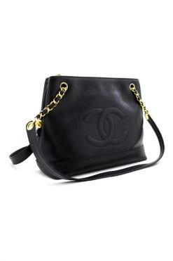 Chanel Vintage Vintage Tassen Pre-owned Caviar Large Chain Shoulder Bag Black 8 Chanel Vintage Vintage Tassen Pre-owned Caviar Large Chain Shoulder Bag Black -Goedkope Chanel Vintage winkel 1bb448663c0a511beb46b3cabada43f6