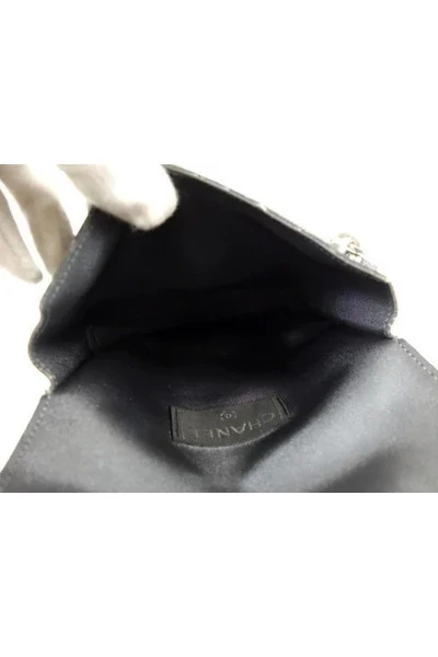 Chanel Vintage Vintage Tassen Pre-owned Fabric Chanel-bags Gray 2 Chanel Vintage Vintage Tassen Pre-owned Fabric Chanel-bags Gray - Afbeelding 2