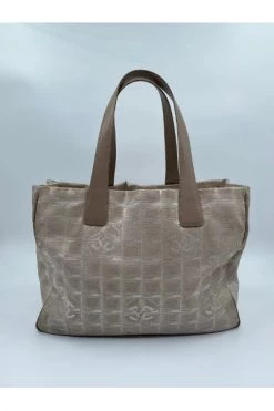 Chanel Vintage Vintage Tassen Pre-owned Nylon Chanel-bags Beige -Goedkope Chanel Vintage winkel 1c975aad9c3f233145ef2d4ac613ed27