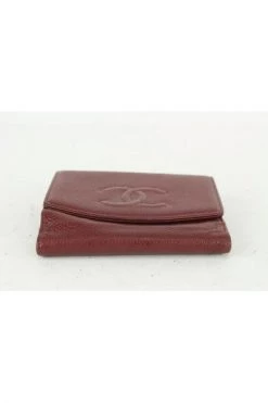 Chanel Vintage Vintage Accessoires Pre-owned Leather Wallets Red -Goedkope Chanel Vintage winkel 1ca98558a2b80e051a565310203710f8