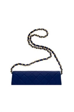 Chanel Vintage Vintage Tassen Pre-owned Leather Chanel-bags Blue