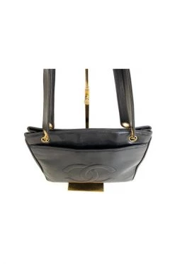 Chanel Vintage Vintage Tassen Pre-owned Leather Totes Black -Goedkope Chanel Vintage winkel 1db36eb166cb979835167bf2272119fe