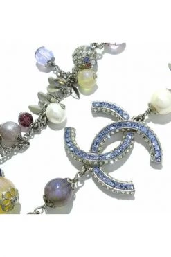 Chanel Vintage Vintage Sieraden Necklaces Gray -Goedkope Chanel Vintage winkel 1e6fa23b2b8fa696c014ab62e7073eb3