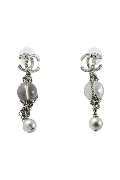 Chanel Vintage Vintage Sieraden Pre-owned Metal Chanel-jewelry Gray 2 Chanel Vintage Vintage Sieraden Pre-owned Metal Chanel-jewelry Gray - Afbeelding 2