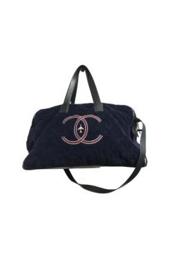 Chanel Vintage Vintage Tassen Pre-owned Fabric Chanel-bags Blue