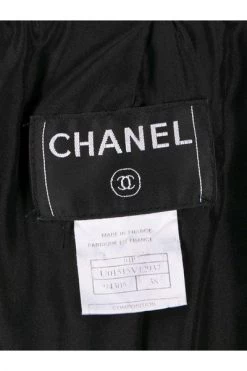 Chanel Vintage Vintage Jassen Pre-Owned Boucle Tweed Jacket Black -Goedkope Chanel Vintage winkel 1f6cba6f9845e01af98d76b1708c1c31