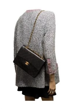 Chanel Vintage Vintage Tassen Pre-owned Leather Chanel-bags Black -Goedkope Chanel Vintage winkel 1fb890e7fbc6b824abf91394072afb24