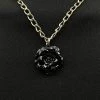 Chanel Vintage Vintage Sieraden Pre-owned Metal Necklaces Black