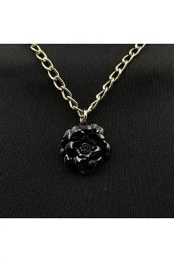 Chanel Vintage Vintage Sieraden Pre-owned Metal Necklaces Black