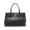 Chanel Vintage Vintage Tassen Pre-owned Leather Totes Black
