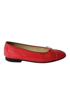 Chanel Vintage Vintage Schoenen Flats Red -Goedkope Chanel Vintage winkel 200a328a8f86e3817723ee27cf27a576
