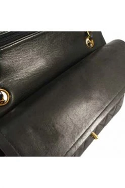 Chanel Vintage Vintage Tassen Pre-owned Medium Double Flap Bag Black -Goedkope Chanel Vintage winkel 202a598fb2c2c393d118e70529e35c12