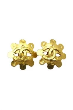 Chanel Vintage Vintage Sieraden Pre-owned Earrings Yellow -Goedkope Chanel Vintage winkel 20c4253ba47974eed5cc346778eac8ec