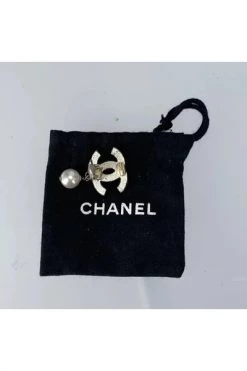 Chanel Vintage Vintage Sieraden Pre-owned Metal Chanel-jewelry Gray