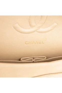 Chanel Vintage Vintage Tassen Pre-owned Leather Chanel-bags Beige