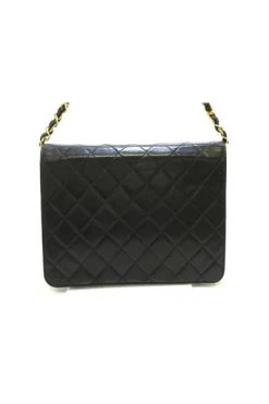 Chanel Vintage Vintage Tassen Pre-owned Leather Chanel-bags Black