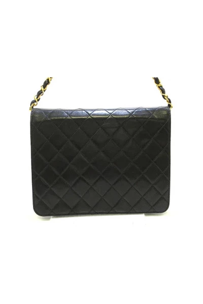 Chanel Vintage Vintage Tassen Pre-owned Leather Chanel-bags Black 1 Chanel Vintage Vintage Tassen Pre-owned Leather Chanel-bags Black