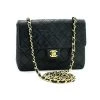 Chanel Vintage Vintage Tassen Pre-owned Leather Flap Bag Black