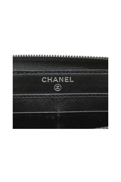 Chanel Vintage Vintage Accessoires Pre-owned Leather Wallets Black 6 Chanel Vintage Vintage Accessoires Pre-owned Leather Wallets Black - Afbeelding 6