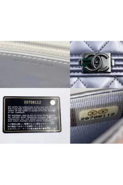 Chanel Vintage Vintage Tassen Pre-owned Leather Chanel-bags Gray -Goedkope Chanel Vintage winkel 238c572b8b7d4769f921140ed497a691