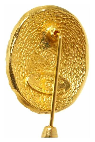 Chanel Vintage Vintage Sieraden Pre-owned Jewellery Yellow 4 Chanel Vintage Vintage Sieraden Pre-owned Jewellery Yellow - Afbeelding 4