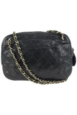 Chanel Vintage Vintage Tassen Pre-owned Handbags Black
