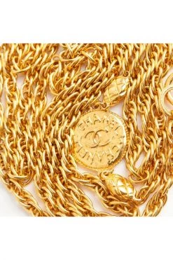 Chanel Vintage Vintage Sieraden Pre-owned Metal Necklaces Yellow -Goedkope Chanel Vintage winkel 245af4102ffad3e9659c05a22d96d8f2