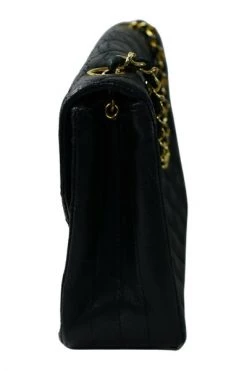 Chanel Vintage Vintage Tassen Pre-owned Flap Bag Black -Goedkope Chanel Vintage winkel 253b8d7b3ac18c418e85bca2c42505b2