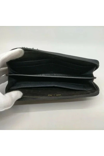Chanel Vintage Vintage Accessoires Pre-owned Leather Wallets Black 4 Chanel Vintage Vintage Accessoires Pre-owned Leather Wallets Black - Afbeelding 4