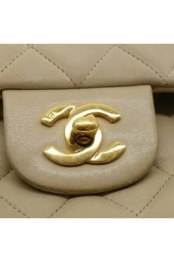 Chanel Vintage Vintage Tassen Pre-owned Timeless Bag Beige