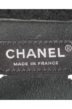 Chanel Vintage Vintage Tassen Pre-owned Quilted Nubuck Shearling Single Flap Bag Black -Goedkope Chanel Vintage winkel 26688ef7c52a01d5965f786a7c01f06a