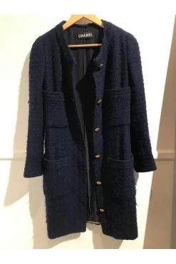Chanel Vintage Vintage Tops Pre-owned Wool Outerwear Blue 11 Chanel Vintage Vintage Tops Pre-owned Wool Outerwear Blue -Goedkope Chanel Vintage winkel 26f4b52757004daf6b24cad7b1211eb6
