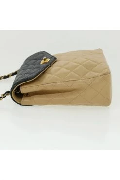 Chanel Vintage Vintage Tassen Pre-owned Leather Chanel-bags Beige