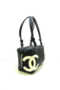 Chanel Vintage Vintage Tassen Pre-owned Bag Bowling Black -Goedkope Chanel Vintage winkel 276c805e0ba4a078ac7830927cd6085e