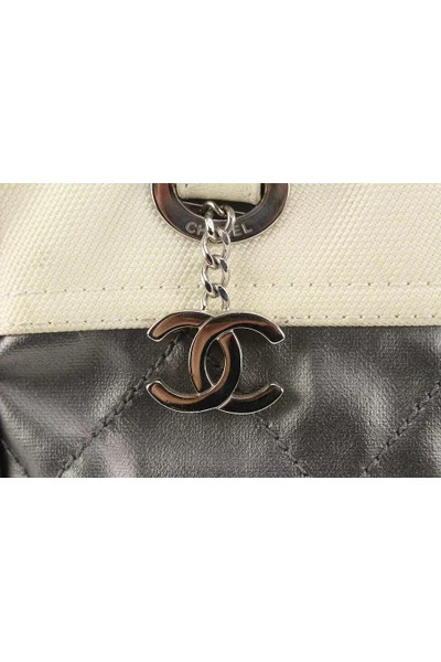 Chanel Vintage Vintage Tassen Pre-owned Handbags Gray 2 Chanel Vintage Vintage Tassen Pre-owned Handbags Gray - Afbeelding 2