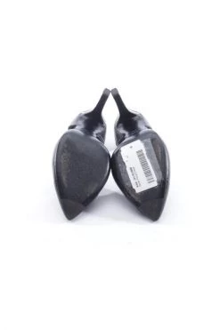 Chanel Vintage Vintage Schoenen Pre-owned Leather Heels Black