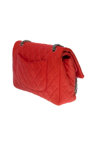 Chanel Vintage Vintage Tassen Pre-owned Leather Chanel-bags Red 5 Chanel Vintage Vintage Tassen Pre-owned Leather Chanel-bags Red - Afbeelding 5