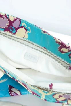 Chanel Vintage Vintage Tassen Pre-owned Vinyl Chanel-bags Blue