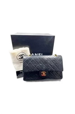Chanel Vintage Vintage Tassen Pre-owned Leather Chanel-bags Blue