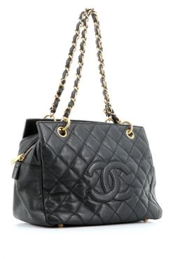 Chanel Vintage Vintage Tassen Shoulder Bags Black -Goedkope Chanel Vintage winkel 2b1da17df7882e865ffc996969a3f428