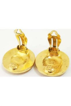 Chanel Vintage Vintage Sieraden Pre-owned Earrings Yellow -Goedkope Chanel Vintage winkel 2b33019a316426191b79ceb306ad5603