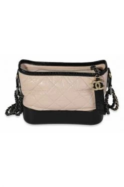 Chanel Vintage Vintage Tassen Quilted Aged Calfskin Small Gabrielle Hobo Bag Beige -Goedkope Chanel Vintage winkel 2b8148a7d1b75f02581953ea9462fcc1