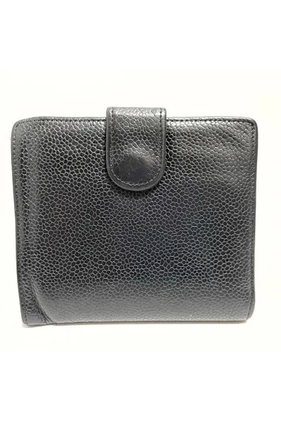 Chanel Vintage Vintage Accessoires Pre-owned Leather Wallets Black 6 Chanel Vintage Vintage Accessoires Pre-owned Leather Wallets Black - Afbeelding 6