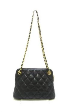 Chanel Vintage Vintage Tassen Pre-owned Leather Chanel-bags Black