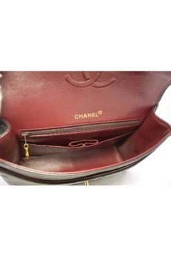 Chanel Vintage Vintage Tassen Pre-owned Leather Flap Bag Black -Goedkope Chanel Vintage winkel 2d57c3eea217b73304b8682ef0201a6f